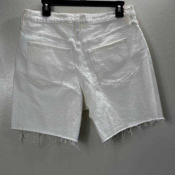 Universal Thread white vintage Bermuda shorts women’s size 12 - Picture 3 of 8